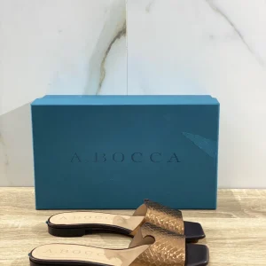 A.Bocca sandalo donna Pitone Rum  luxury woman sandal A.Bocca  37
