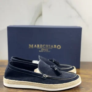 Marechiaro 1962 Mocassino Uomo Summer Icon Suede Blu 40