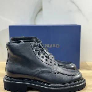 Marechiaro 1962 Anfibio  uomo Nero    pelle fondo gomma casual shoes 44