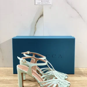 A.bocca Sandalo Donna AB2305 In Pelle Caraibi Luxury Sandal Woman 37