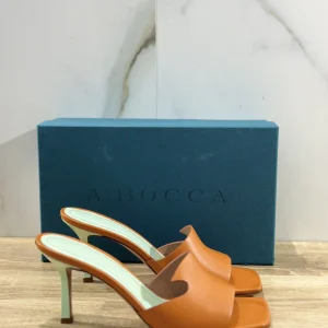 A.Bocca Sandalo Donna Mules Pelle Aragosta    Luxury Woman Sandal A.Bocca 36.5
