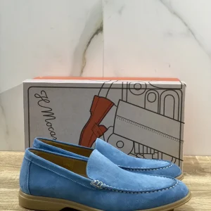 Il Mocassino Uomo In Suede Cielo Fondo Gomma Ultra Flexi Made In Italy 44