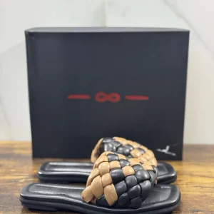 181 Alberto Gozzi Sandalo  Pelle Super Soft  Nera  Cuoio Casual Donna 38