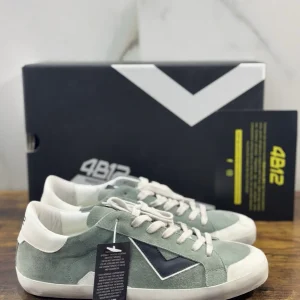 4B12 Sneaker Uomo Suprime   Pelle Military Washed SuedeSneaker    Casual Shoe 40